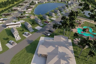 design 2d 3d rv park, caravan park and motor cabins