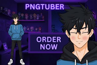 create png tuber live2d model rigging pngtuber vtuber face rig streaming