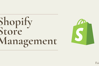 be your shopify store manager