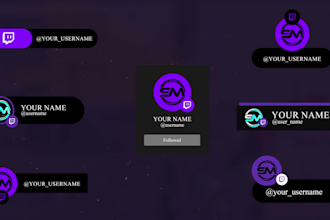 do eye catching lower third overlays for twitch streamers