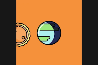 create attractive animated GIF and custom logo animation