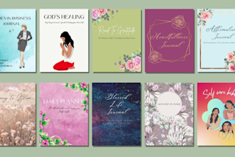design amazon kdp journal cover