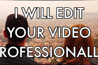 create amazon video product ads, social media ads, and youtube video editing