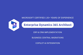 architect and deploy dynamics 365 business central and d365 CRM