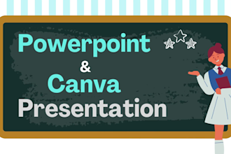 design powerpoint, canva presentation and slides