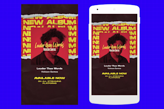 do music promo video for instagram stories