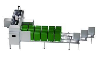 create 3d industrial animation packaging machine, manufacturing process