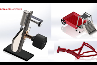 do 3d modeling with 2d drawings and assembling by solidworks