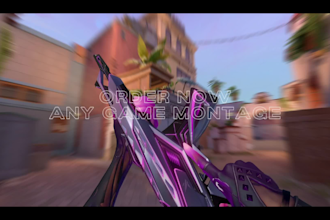 edit your cod, valorant, csgo and other games montages