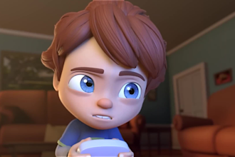 create 3d pixar cartoon animation video, 3db animated short film, 3d music video