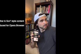 create an engaging ugc model man spokesperson video