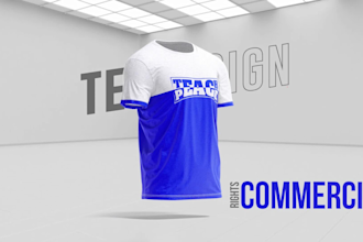 design t shirt with 3d mockup