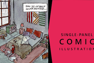 create single panel comics for you