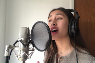 record sweet and powerful vocals in english or spanish