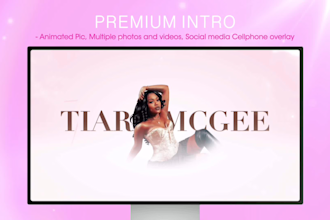 create an aesthetic youtube intro video for your channel