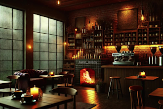 create fhd lofi coffeeshop jazz relaxing rain and meditation music videos