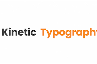 create awesome kinetic typography video promo ad