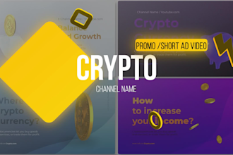 make high quality promo,intro,opener animation video for crypto, nft