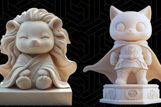 custom 3d silicon mold, plastic mold and clay cutter, print ready stl files