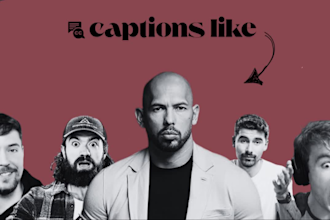 edit your reels,tiktoks,shorts like your favorite creator with similar captions