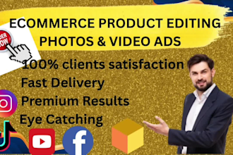 edit ecommerce product photos video ads