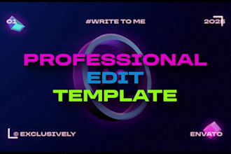 edit templates envato and create custom motion graphics