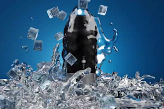 create 3d cgl product animation, product design, video ads, cosmetic animation