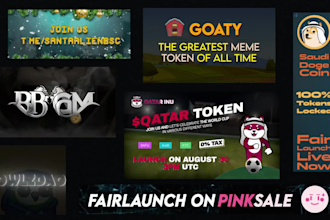 create banner ads or animated GIF for your crypto project