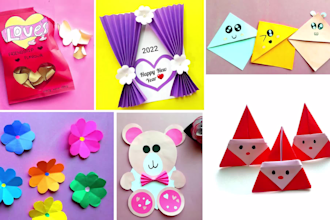 create beautiful DIY origami and paper craft videos for you