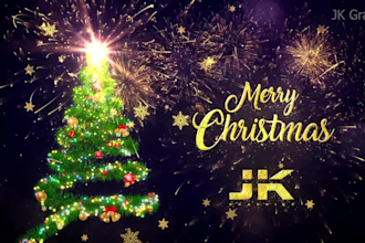 create christmas tree wish video