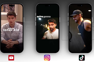 do professional instagram reels video and tiktok editing
