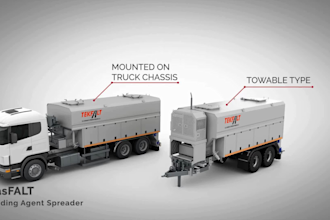 create 3d industrial animation road construction stabilization equipment process