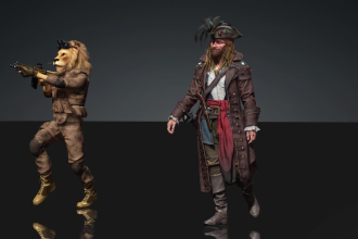 create 3d rigged character of any type