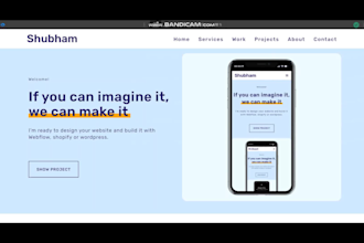 expert, design and develop your website or convert figma to webflow