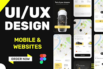 do UI UX design, website, dashboard, mobile app UI UX design