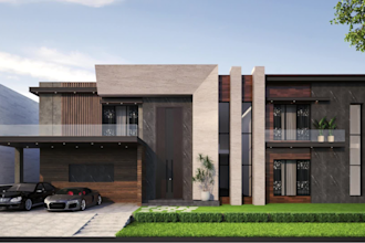 design and do photorealistic modern house interior and exterior 3d rendering
