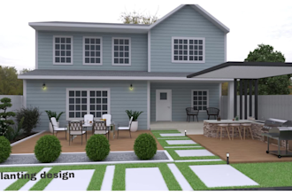 do landscape, backyard, garden, pool and patio design