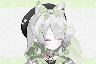 design and rig live2d vtuber model 3d vtuber model vtuber commission 2d anime