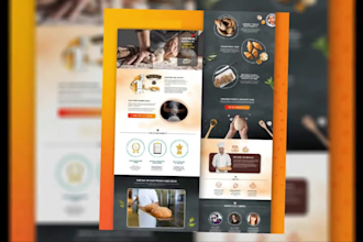 design wordpress landing page using elementor, wpbakery, astra pro or divi theme