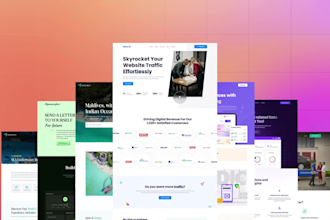 design figma and saas landing page for conversions