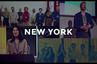 create a cinematic event promo video for church, conference or business