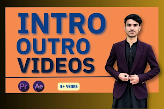 make youtube intro or outro, intro and outro video