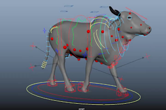 advance 3d  character rigging  in maya