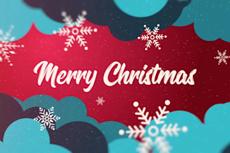 do merry christmas greeting video