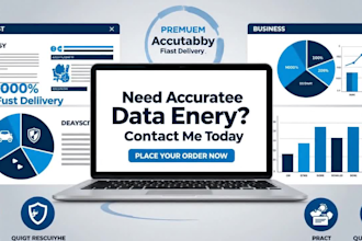 expertly do your excel tasks like data entry, cleaning, formula, lookup