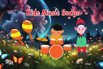 create kids animated song videos using ai and canva