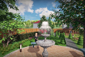 create cheap 3d landscape site plan design