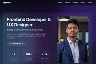 design personal portfolio websites