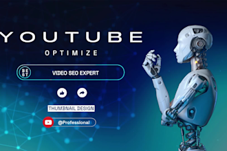 optimize youtube video SEO and channel growth manager