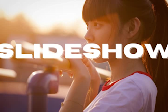 create photo slideshow video with your video, photo and text